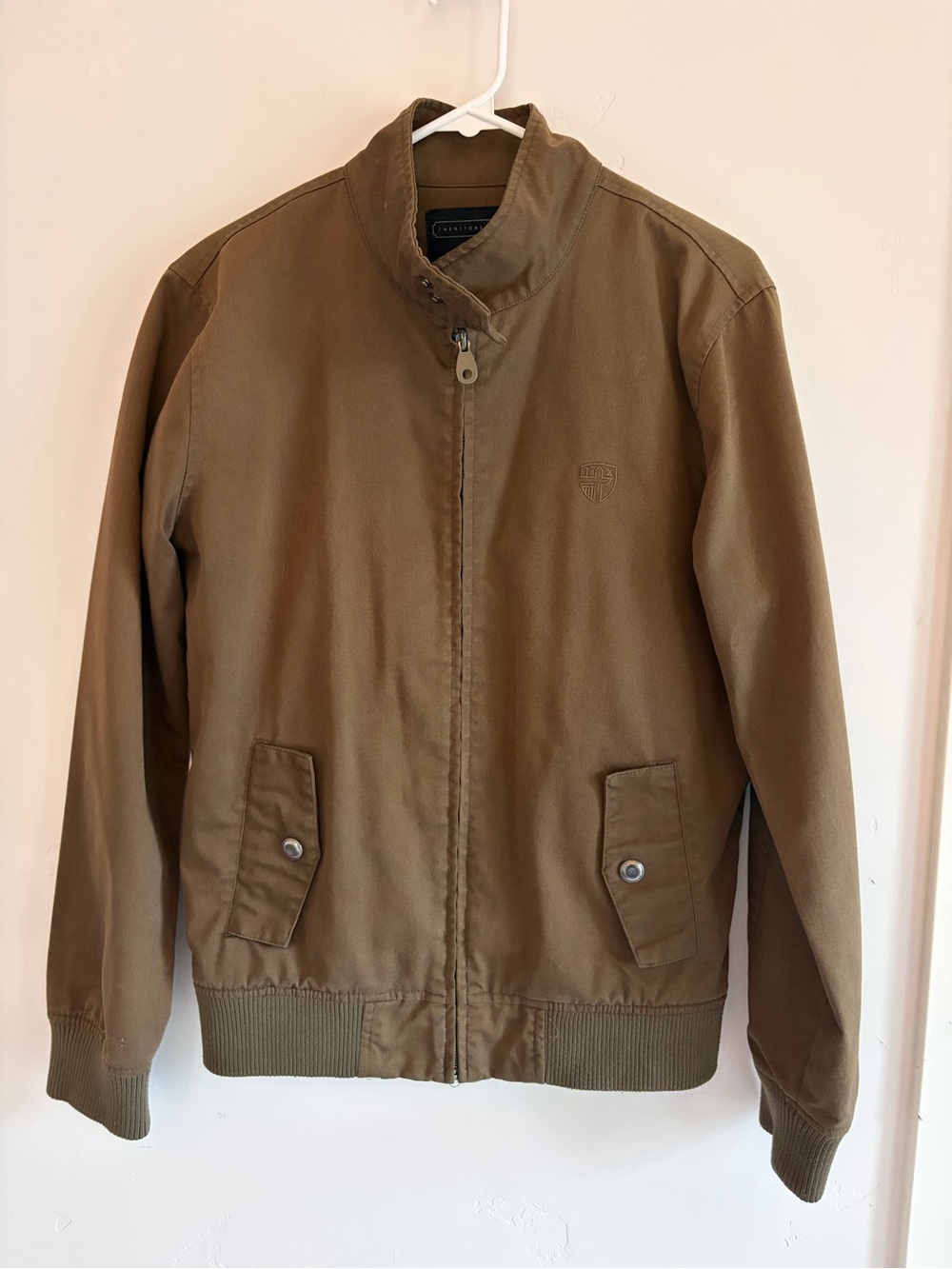 21 Men's Olive Bomber Jacket